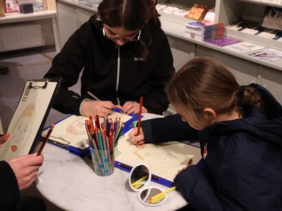 Expositie: Kidsworkshop portret tekenen